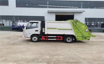 凱馬藍(lán)牌壓縮垃圾車(chē)高清圖片