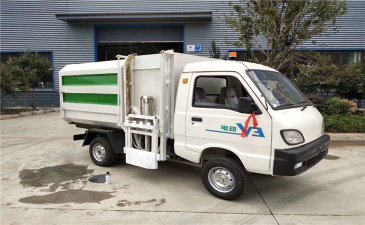 純電動(dòng)掛桶式垃圾車(chē)新能源垃圾車(chē)參數(shù)照片